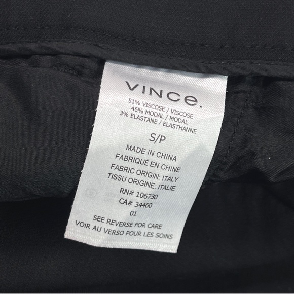 VINCE black trousers pant 106730 - Picture 6 of 13